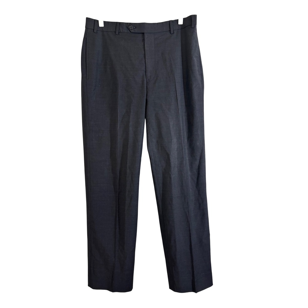 Brooks Brothers Madison Fit Gray Dress Pants Men's Size 34/32 Career